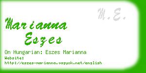 marianna eszes business card